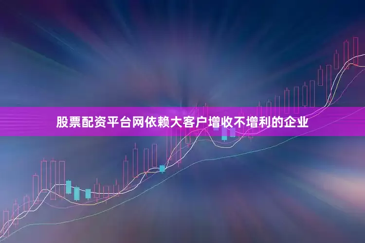 股票配资平台网依赖大客户　　增收不增利的企业