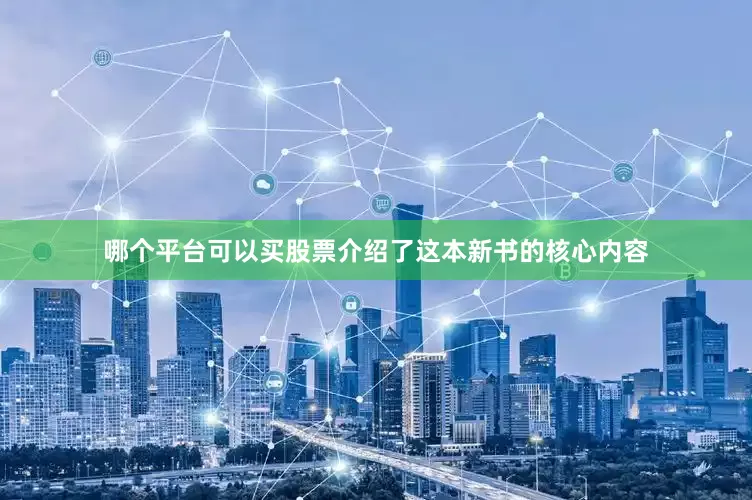 哪个平台可以买股票介绍了这本新书的核心内容
